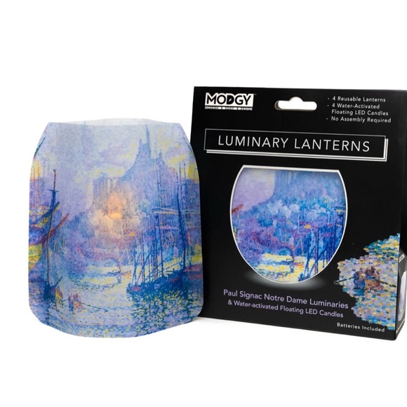 Modgy Luminary lanterns, 4 pack, Paul Signac Notre Dame. - Picture 2 of 5